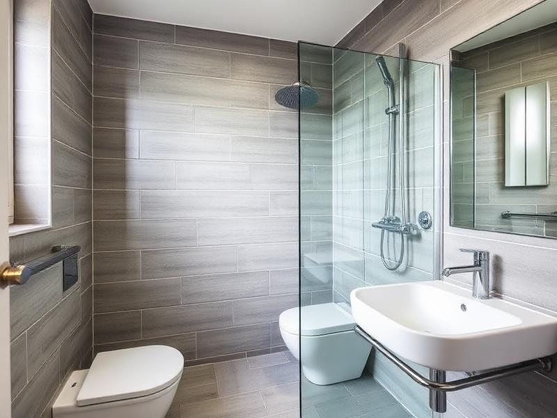 Badezimmer in Anthrazit — Übersicht